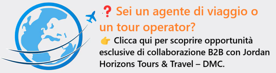 Italian Agente di viaggio e tour operator in Giordania